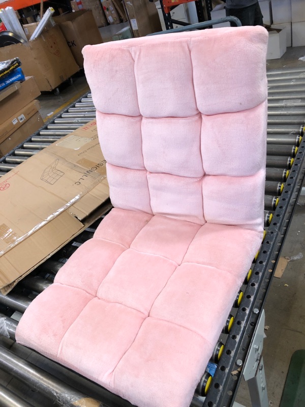 Photo 2 of Chic Home LUXURY BEDDING FRC2742-US Urban Microfiber Modern Contemporary Armless Quilted Pink Recliner Chair