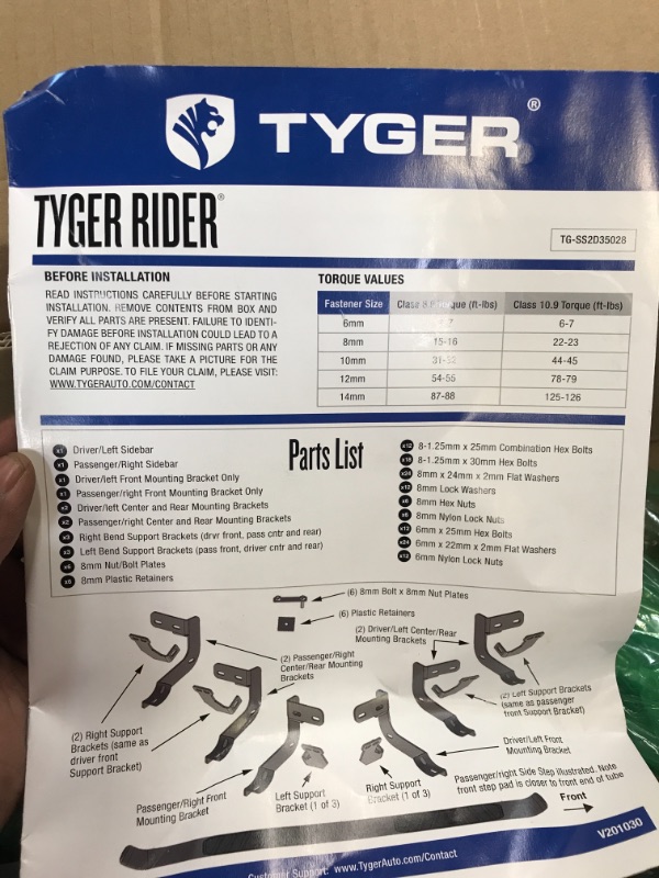 Photo 4 of Tyger Auto TG-SS2D35318 3.5" Side Steps Compatible with 2009-2018 Dodge Ram 1500; 2019-2023 Classic; 2010-2022 Ram 2500/3500 | Crew Cab | Textured Black Running Boards
