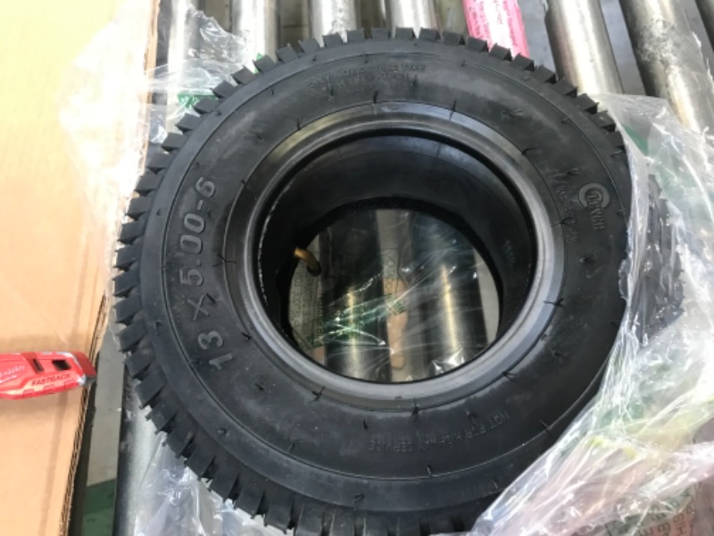 Photo 3 of 13x5.00-6 Tire and Inner Tube Set for Razor Dirt Quad and Go Kart