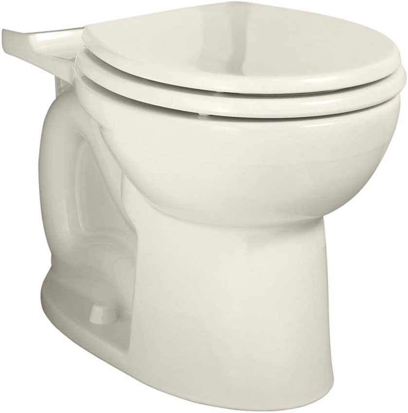 Photo 1 of American Standard 3717B001.222 Cadet 3 FloWise Right Height Round Front Toilet Bowl Only in Linen
cracked