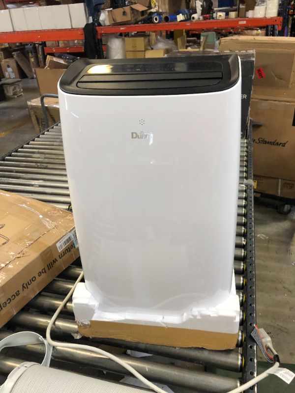 Photo 2 of DuraComfort Smart Portable Air Conditioners, 12000 BTU(Ashrae) /8150 BTU (SACC) Quiet AC Unit, Built-in Dehumidifier and Fan Modes, Mobile App, Cools up to 450 Sq. Ft, White
