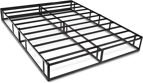 Photo 1 of Amazon Basics Smart Box Spring Bed Base, 9-Inch Mattress Foundation - Cal King, Tool-Free Easy Assembly (PET HAIR ON COVER)
