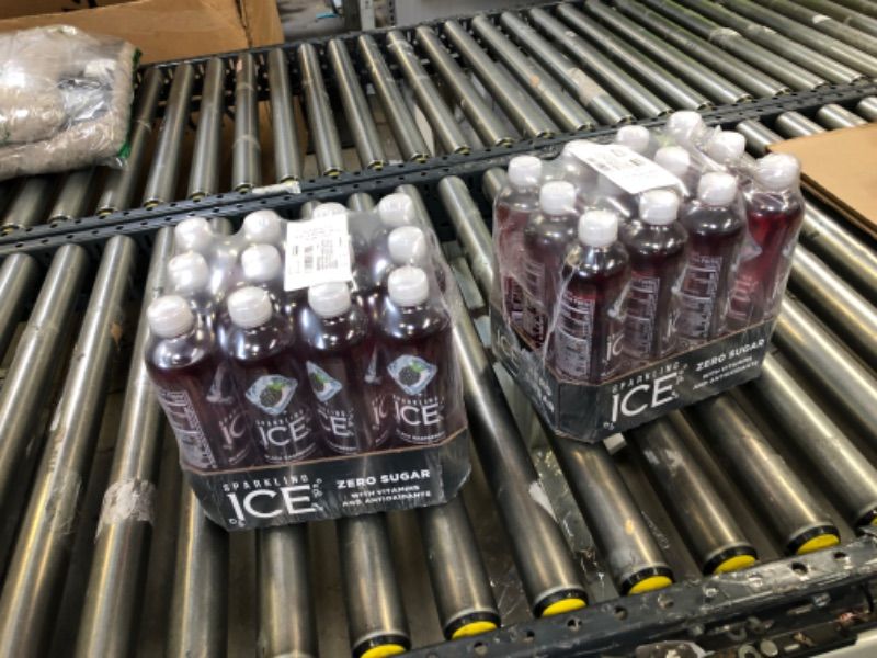 Photo 2 of Sparkling ICE, Black Raspberry Sparkling Water, Zero Sugar Flavored Water, with Vitamins and Antioxidants, Low Calorie Beverage, 17 fl oz Bottles (Pack of 24 bottles)
two pack
exp date 08/08/2022