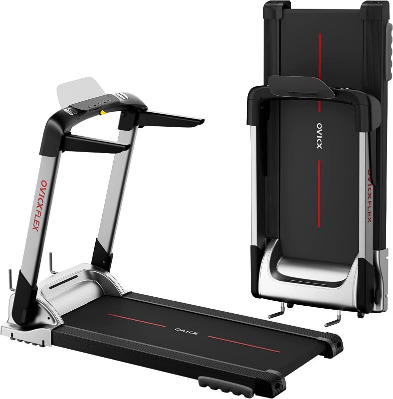 Photo 1 of 
OVICX Home Workout Equipment Treadmill w/Shock Absorption, Bluetooth Connectivity, Fitness App Membership, & Pulse Sensors
Color:Red