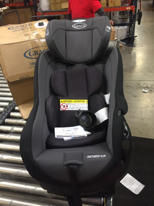 Photo 6 of Graco Contender Slim Convertible Car Seat, West Point
