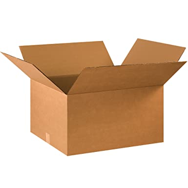 Photo 1 of  Corrugated Boxes, 22"L x 18"W x 12"H, Kraft (Pack of 15)