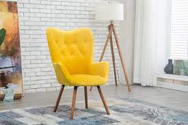 Photo 1 of 6Roundhill Furniture Doarnin Wingback Chair Yellow - missing harware 