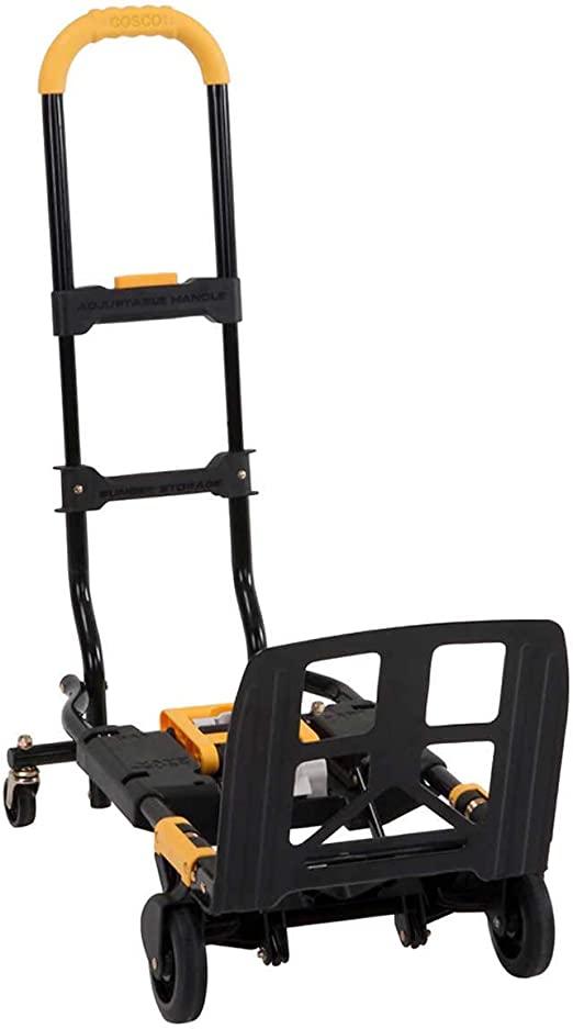 Photo 1 of  Cosco Shifter Multi-Position Folding Hand Truck and Cart Orange