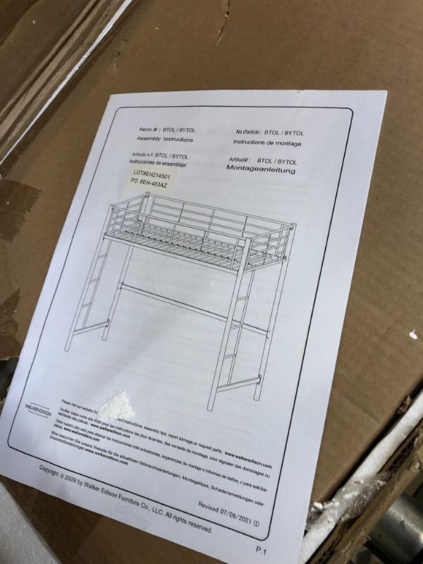 Photo 6 of  Premium Twin Metal Loft Bed by Manor Park