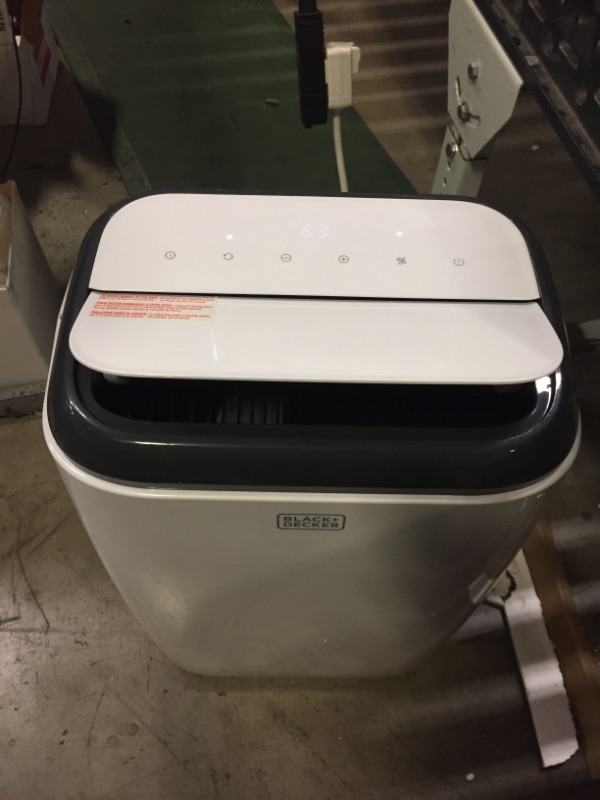 Photo 2 of 12,000 BTU; 8,000 BTU (SACC/CEC) Portable Air Conditioner With Double Motor Dehumidifier and Remote, White