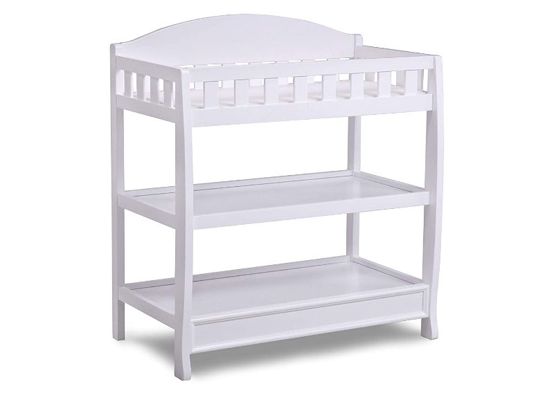 Photo 1 of Delta Children Infant Changing Table with Pad, White
