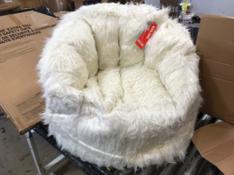 Photo 2 of Comfort Research Big Joe Milano Bean Bag Lounger, Ivory