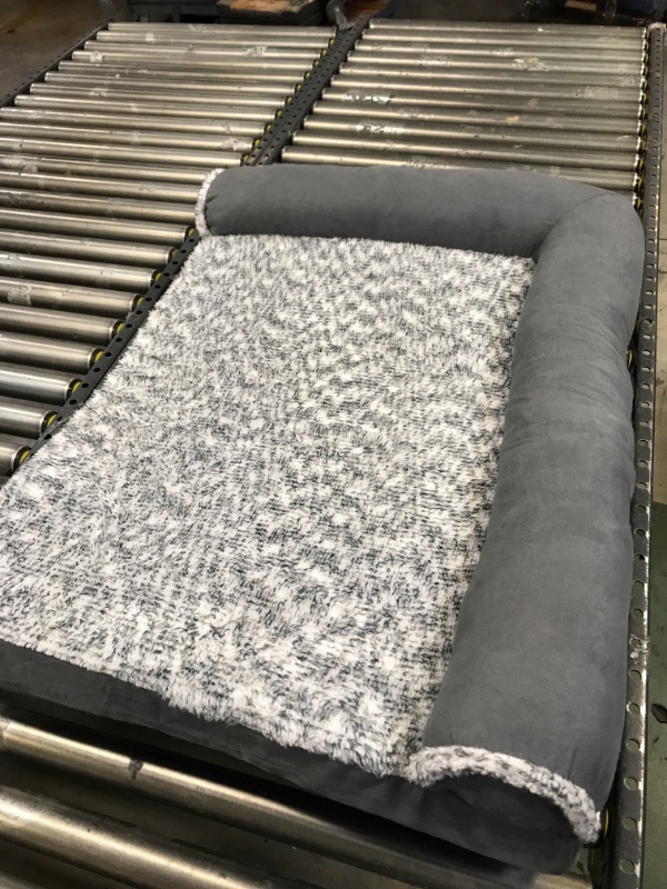 Photo 1 of 35" Pet bed Grey with cushion ------ clean before using 