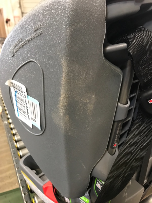 Photo 4 of Britax Grow with You ClickTight Plus Harness-2-Booster Car Seat, Jet Safewash Fabric------------dirt marks on the side of the frabic due to dust -------------- clean before using 