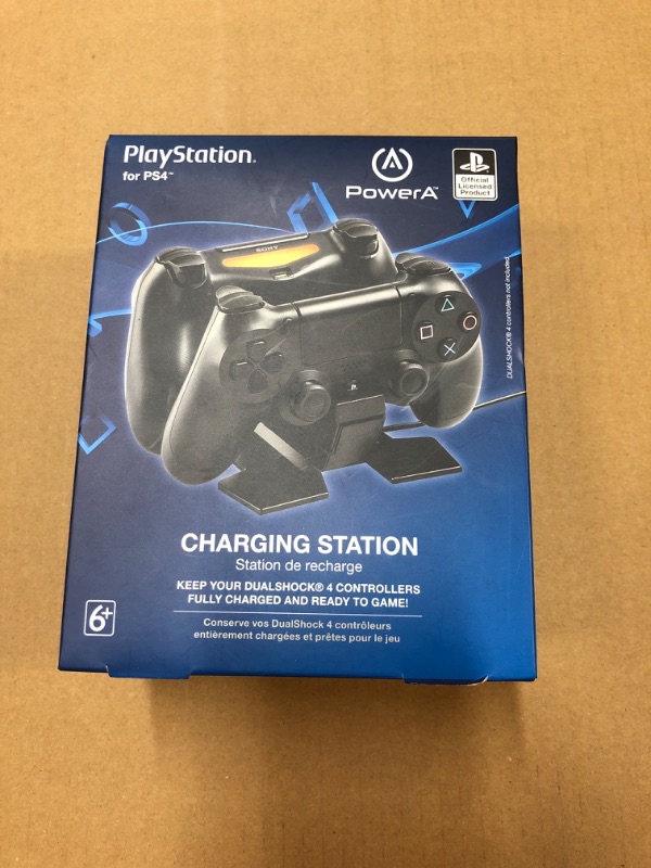 Photo 2 of PowerA DualShock 4 Charging Station for PlayStation 4 - Black