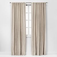 Photo 1 of 1pc Room Darkening Faux Silk Window Curtain Panel - Threshold™

