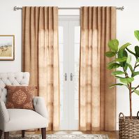 Photo 1 of 1pc Light Filtering Textural Boucle Window Curtain Panel - Threshold™

