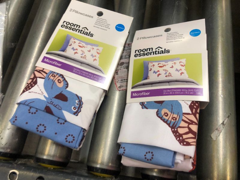 Photo 1 of 2 packs of  Standard 2pk Microfiber Pillowcase Set - Room Essentials™
