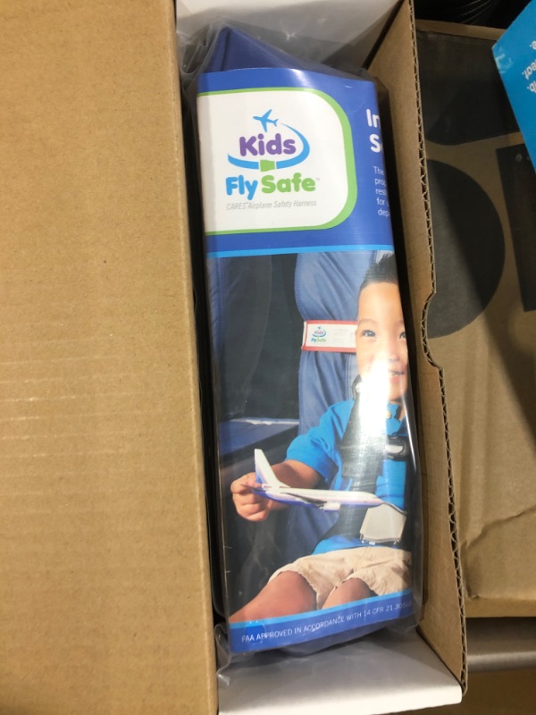 Photo 2 of Cares FAA Approved Airplane Harness for Kids - Toddler Travel Restraint Seat Belt - Provides Car Seat Safety for Children on Flights - Light Weight, Easy to Store and Installs in Minutes.