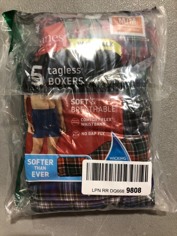 Photo 2 of 5 TAGLESS BOXERS MEDIUM 32-34