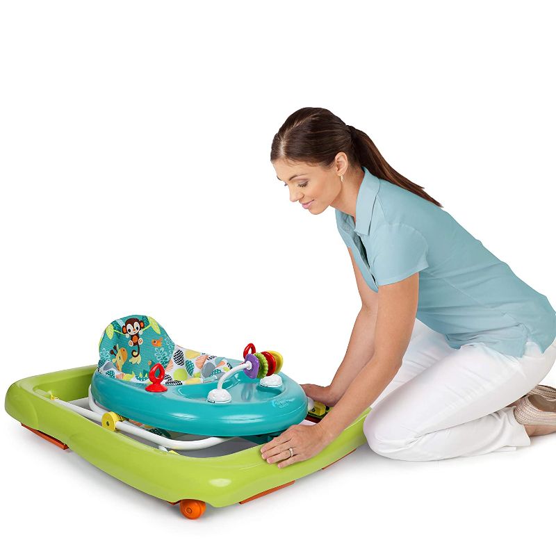 Photo 1 of Bright Starts Giggling Safari Walker with Easy Fold Frame for Storage, Ages 6 Months +
