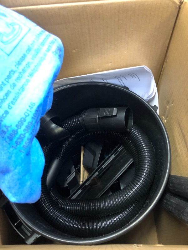 Photo 3 of  STANLEY 6 Gallon 4 Peak HP Poly Wet Dry Vacuum SL18116P