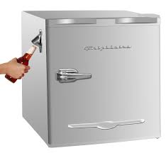 Photo 1 of Frigidaire 1.6 Cu Ft Retro Mini Fridge with Side Bottle Opener, Moonbeam
