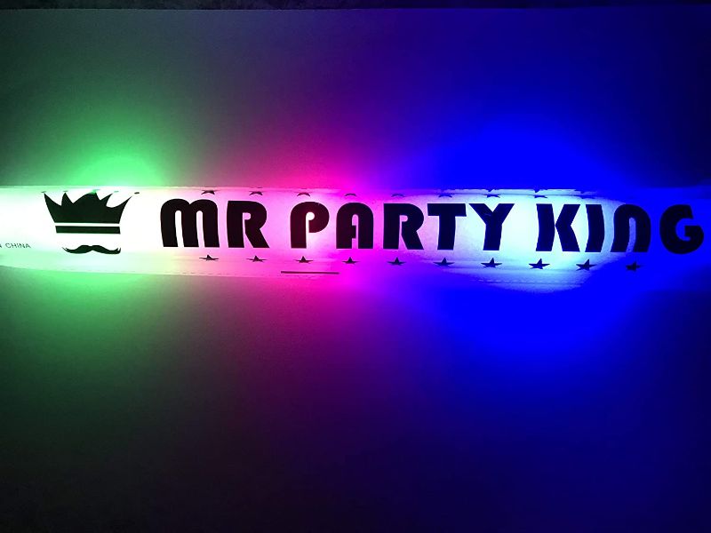 Photo 1 of 15 LED Foam Sticks 18 Inch Multi Color Flashing Glow Wands, Batons, Strobes, 3 Flashing Modes - Party, DJ, Concerts, Festivals, Birthdays, Weddings, Events, Promotions
