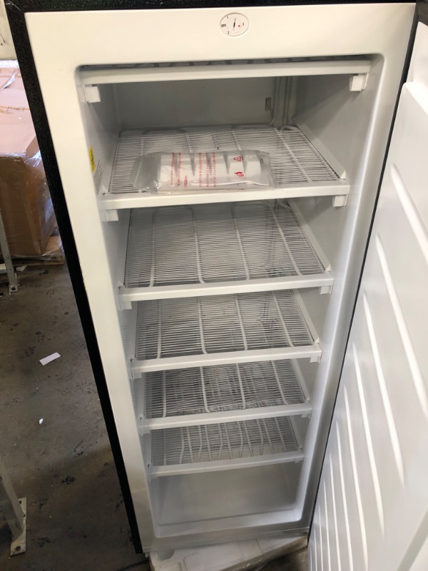 Photo 3 of Frigidaire EFRF696-AMZ Upright Freezer 6.5 cu ft Stainless Platinum Design Series
