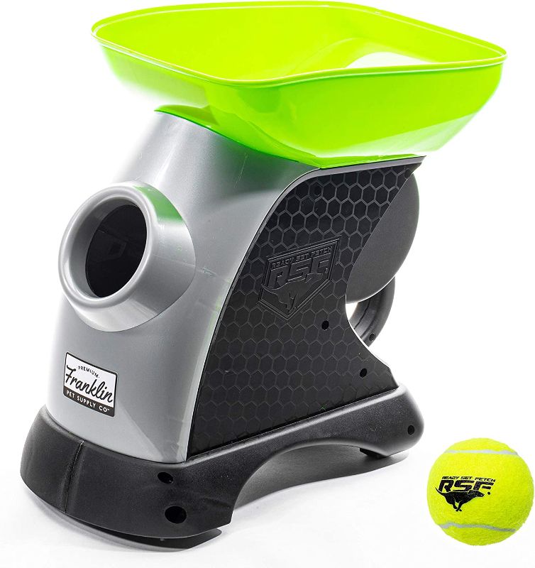Photo 1 of Franklin Pet Supply Ready Set Fetch Automatic Tennis Ball Launcher Dog Toy - Authentic Tennis Ball Thrower - Interactive Toy
(DOES NOT INCLUDE A BALL)
