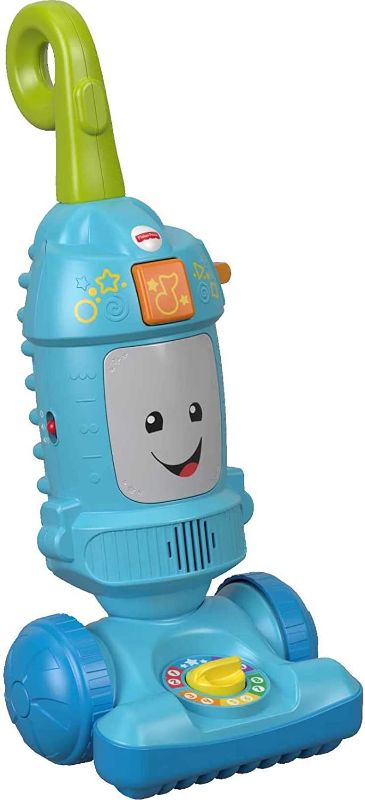 Photo 1 of Fisher-Price Laugh & Learn Toddler Toy Vacuum, Push Toy with Lights Music and Educational Songs, Light-Up Learning
