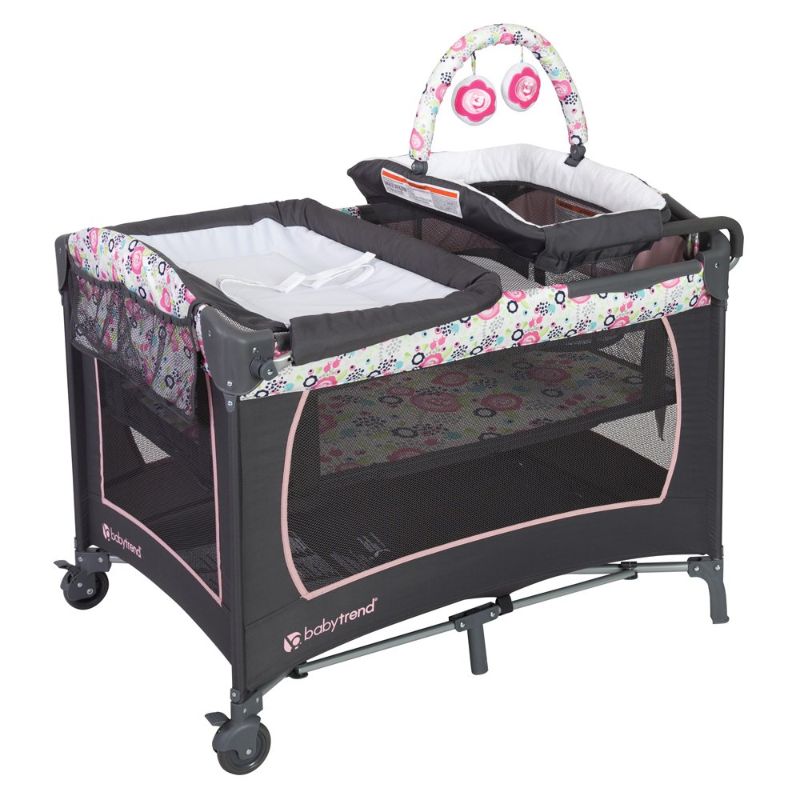Photo 1 of Baby Trend Lil Snooze Deluxe Nursery Center, Flora
