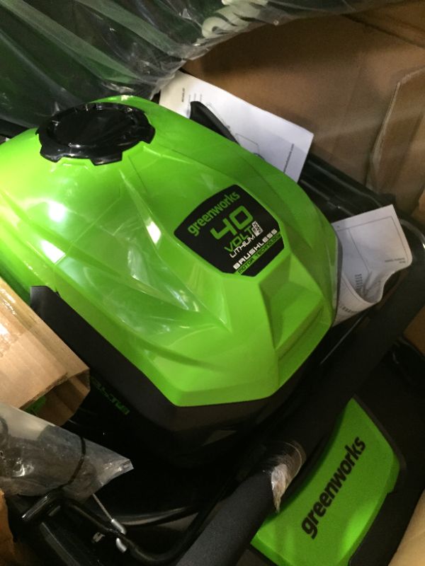 Photo 4 of  Greenworks G-MAX 40V 20 inch Brushless Dual Port Lawn Mower, Battery and Charger