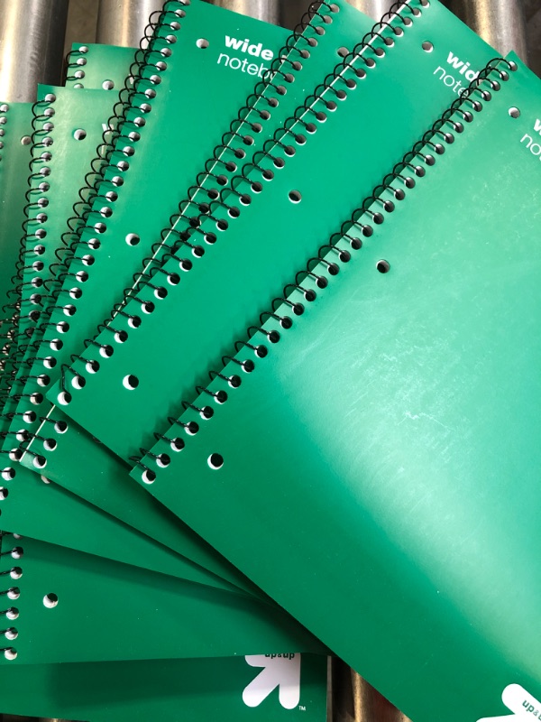 Photo 1 of 11 Wide Ruled 1 Subject Flexible Plastic Cover Spiral Notebook - up & up™