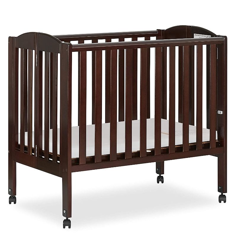 Photo 1 of ****NO MATRESS****Dream On Me 2 in 1 Portable Folding Stationary Side Crib in Espresso