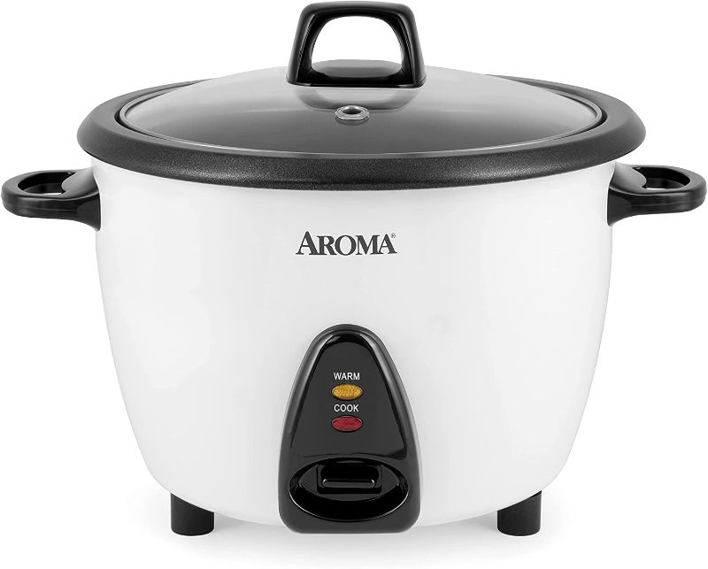 Photo 1 of Aroma Housewares ARC-360-NGP 20-Cup Pot-Style Rice Cooker & Food Steamer, White
