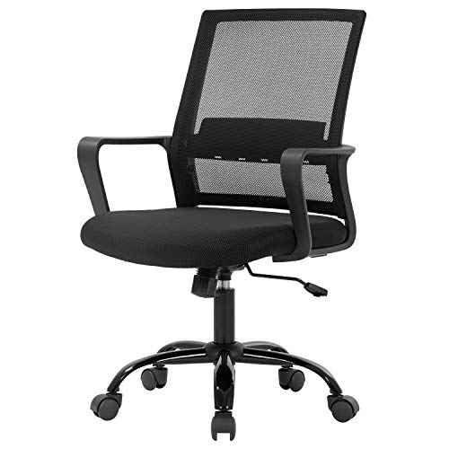 Photo 1 of OFFICE CHAIR ERGONOMIC DESK TASK CHAIR MESH COMPUTER CHAIR MID-BACK MESH HOME OFFICE SWIVEL CHAIR MODERN EXECUTIVE CHAIR WITH WHEELS ARMRESTS LUMBAR SUPPORT