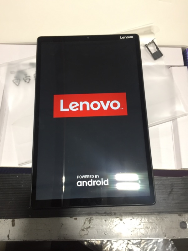 Photo 2 of Lenovo Smart Tab M10 Plus, FHD Android Tablet, Alexa-Enabled Smart Device, Octa-Core Processor, 64GB Storage, 4GB RAM, Wi-Fi, Bluetooth, Platinum Grey 4 GB 64