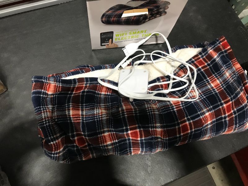 Photo 2 of Eddie Bauer | Smart Heated Electric Throw Blanket - Reversible Sherpa 