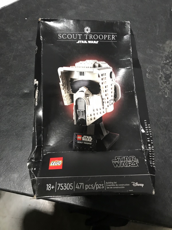 Photo 3 of LEGO Star Wars Scout Trooper Helmet 75305 Collectible Building Toy, New 2021 (471 Pieces)