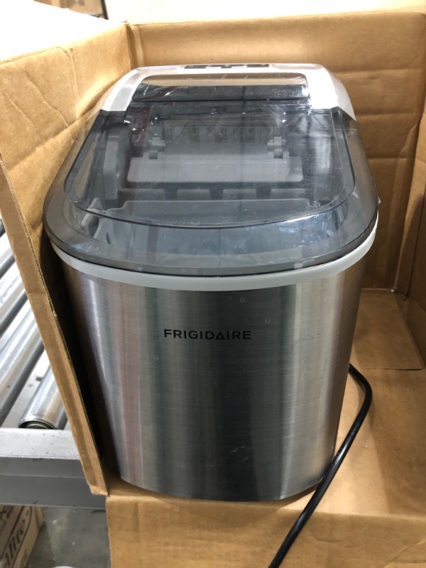 Photo 1 of **PARTS ONLY** FRIGIDAIRE EFIC189-Silver Compact Ice Maker, 26 lb per Day, Silver (Packaging May Vary)
