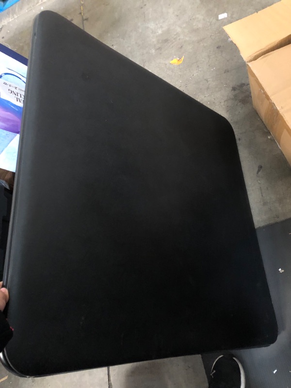 Photo 1 of 34" x 34" Folding Table Black - Plastic Dev Group

