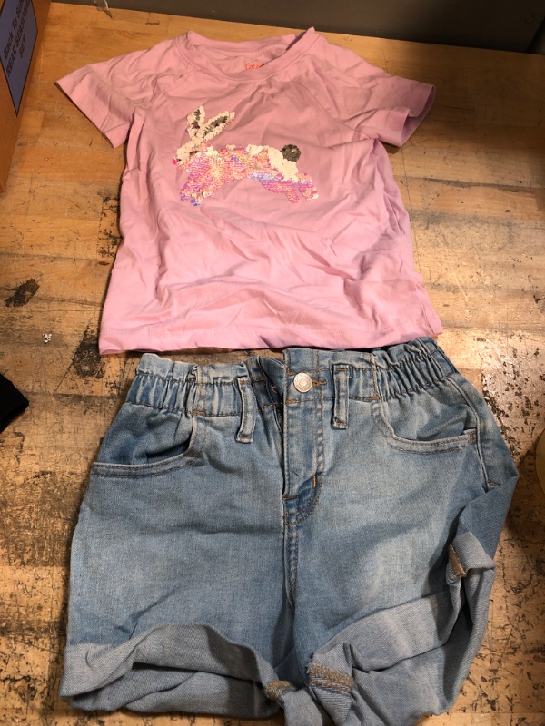 Photo 1 of Girls Shirt XS 4/5 and Shorts Small 6