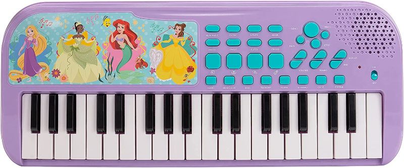 Photo 1 of First Act Disney Princess Electronic Keyboard, 22 Inch - 37 Keys – Make Real Music, Sized for Kids - Record, Playback, Volume Control - Musical Instruments