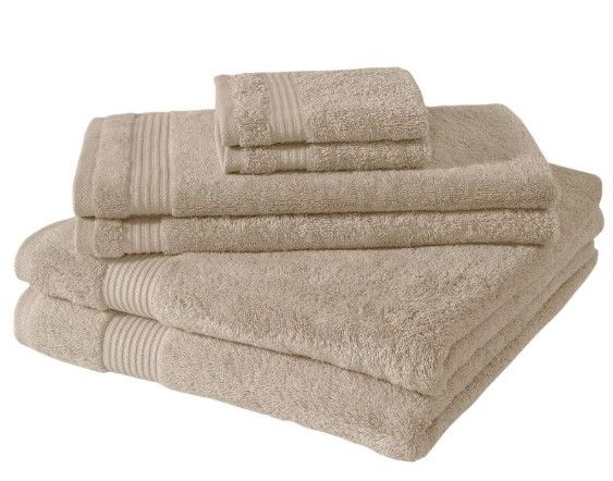 Photo 1 of 6pc Amadeus Turkish Bath Towel Set - Makroteks

