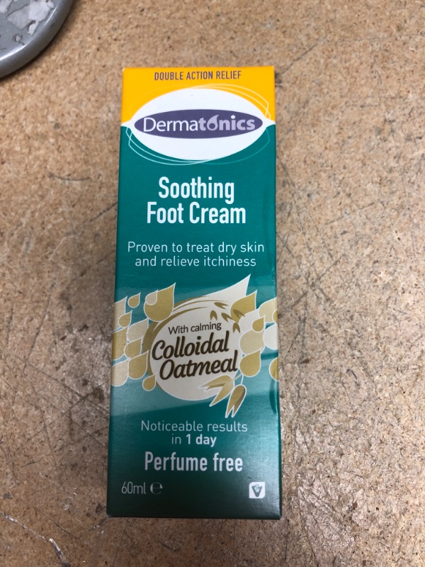 Photo 2 of *EXP: 7/2024* Dermatonics 10% Urea Natural Foot Soothing Cream with Manuka Honey – Removes Hard Skin, Moisturizes and Rehydrates Cracked Heels, Rough, Dead and Dry Skin – For Feet, Elbows, & Hands, 2 oz. Tube