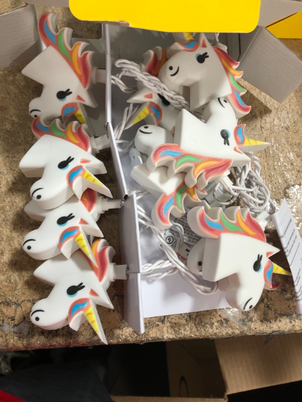 Photo 2 of 10ct Incandescent Unicorn Mini Lights - Sun Squad™
