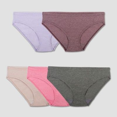 Photo 1 of NEW Fruit of the Loom Women's Beyondsoft Bikini Panties 5-Pack (Colors May Vary) - 9, Multi Colored
