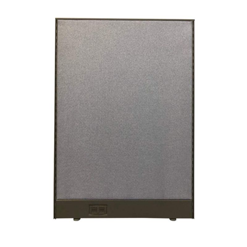 Photo 1 of ROAZ Office Partition, Connecting Post & End Cover, Office Divider, Screen Divider, Privacy Wall, Aluminum Frame with Fabric Panel Upholstered, 3 Size Available (30 inch)
