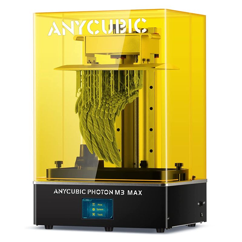 Photo 1 of ANYCUBIC Resin 3D Printer, Photon M3 Max SLA LCD UV Resin Printers with 13.6'' 7K Mono Screen , Smart Resin Filler , Large 3D Printing Size 11.7'' x 6.5'' x 11.81''
